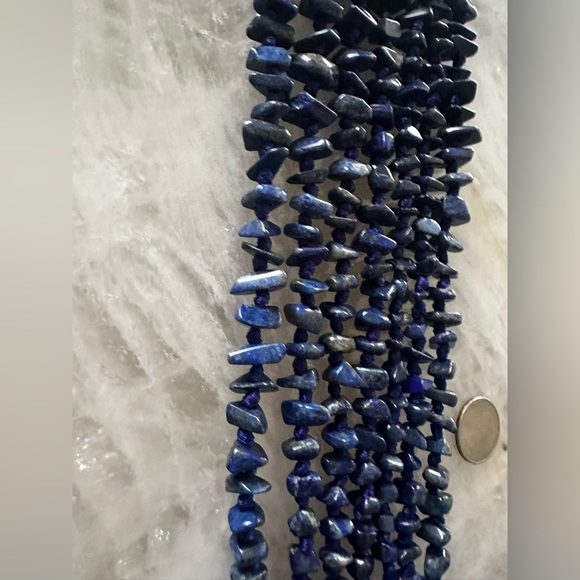 Natural Lapis 16in Strands 7 total - Picture 4 of 6